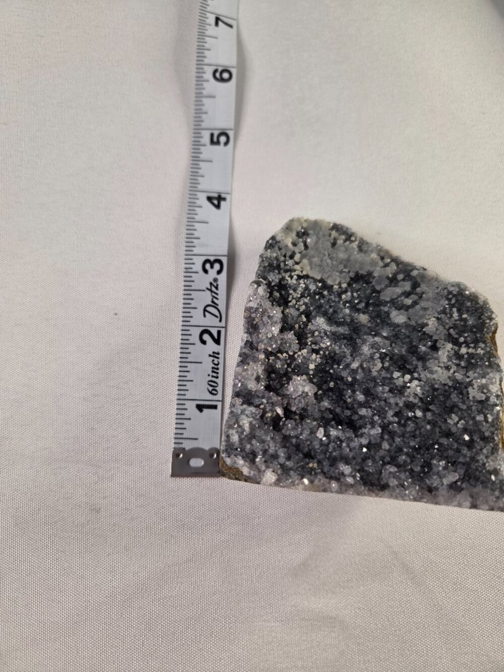 Black Amethyst Druzy Cement Base - Picture 2 of 3